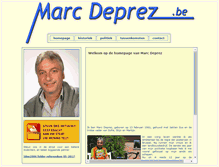 Tablet Screenshot of marcdeprez.be